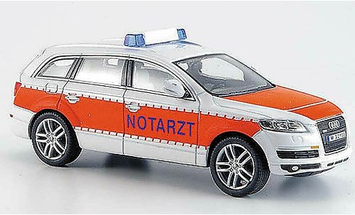 Audi Q7 secours 1/43 Schuco medecin coche miniatura