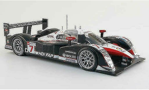 Peugeot 908 2008 1/18 Norev hdi fap no.7 total 24h le mans coche miniatura