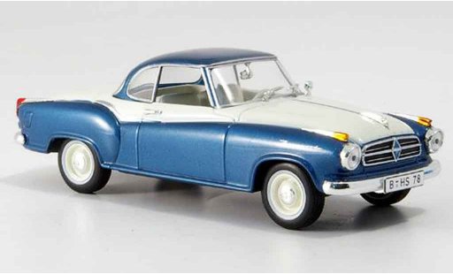 Borgward Isabella coupe 1/43 Norev azul blanco coche miniatura