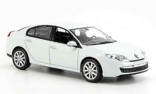 Renault Laguna Base 1/43 Norev blanco 2007 coche miniatura