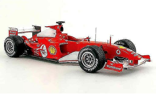 Ferrari F1 F2004 1/18 Hot Wheels Elite m. schumacher no.2 gp belgien coche miniatura
