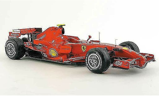 Ferrari F1 F2007 1/18 Hot Wheels Elite M. Schumacher Barcelona Test Version coche miniatura