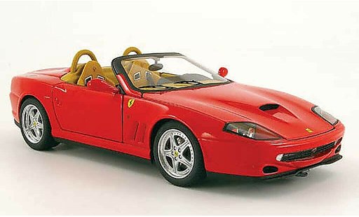 Ferrari 550 Barchetta 1/18 Hot Wheels Elite pininfarina rojo coche miniatura