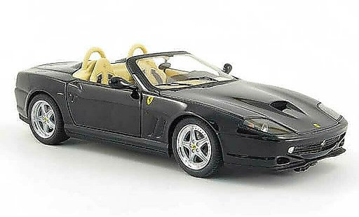Ferrari 550 Barchetta 1/18 Hot Wheels Elite pininfarina negro coche miniatura