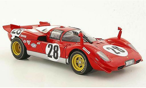 Ferrari 512 S 1/18 Hot Wheels No.28 Scuderia N.A.R.T. Andretti / Merzario / Ickx 24h Daytona 1970 coche miniatura