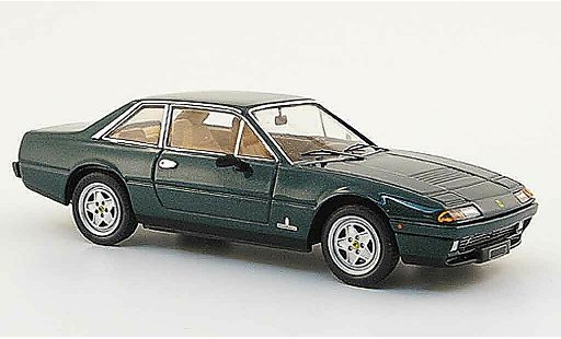 Ferrari 412 Coupe 1/43 Hot Wheels Elite verde 1985 coche miniatura