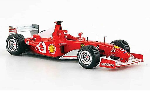 Ferrari F1 F2002 1/43 Hot Wheels Elite no.3 m. schumacher ganador gp kanada 2002 coche miniatura