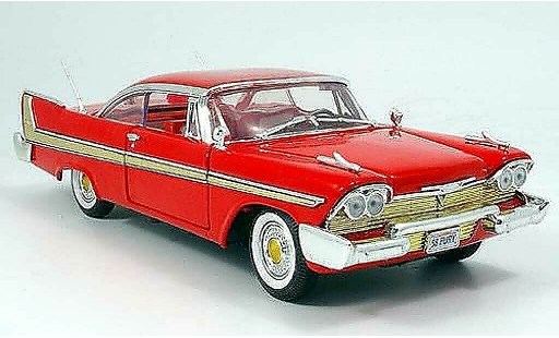Plymouth Fury Base 1/18 Motormax rojo 1958 coche miniatura