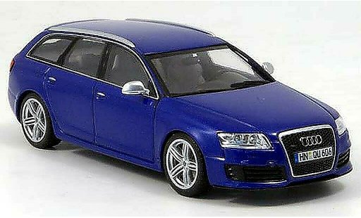 Audi RS6 avant 1/43 Minichamps azul 2008 coche miniatura