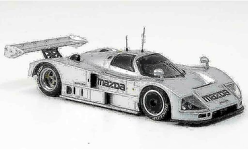 Mazda 787B Test Car 1/43 IXO gris metallisee Version 1991 coche miniatura