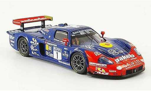 Maserati MC12 Base 1/43 IXO no.1 pakelo gt italien 2005 coche miniatura
