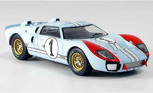 Ford GT40 Mk II 1/43 IXO GT 40 MKII No.1 Miles Hulme Zweiter Le Mans 1966 coche miniatura