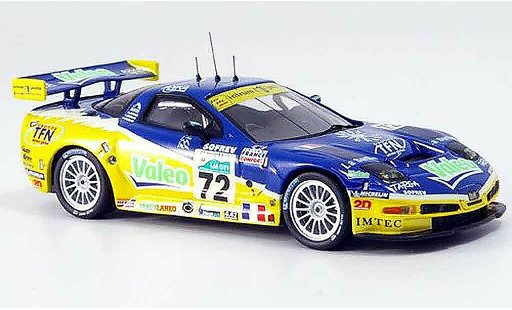 Chevrolet Corvette course 1/43 IXO C6 R No.72 Valeo Le Mans 2006 coche miniatura