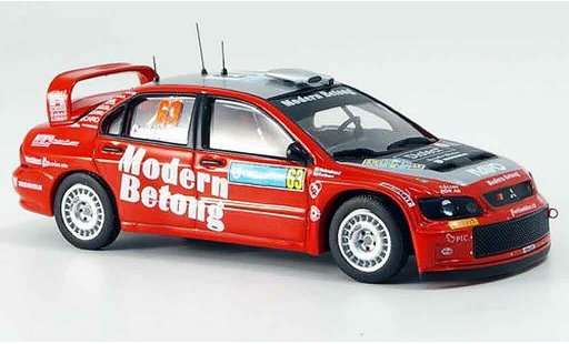 Mitsubishi Lancer Evolution IX 1/43 IXO WRC No.63 Dritter Rally Suecia 2006 coche miniatura