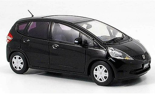 Honda Jazz Skyroof 1/43 Ebbro Fit negro 2008 coche miniatura