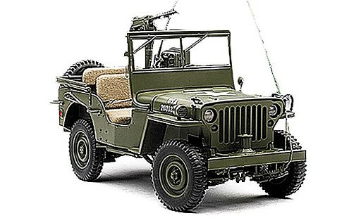 Jeep Willys Militaire 1/18 Autoart U.S. Army olivverde con Accessoires coche miniatura