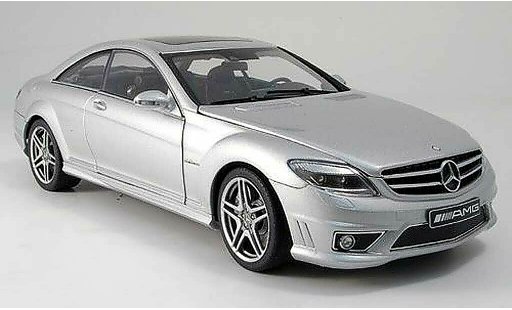 Mercedes Classe CL AMG 1/18 Autoart 63 (c 216) gris avec ledersitzen coche miniatura
