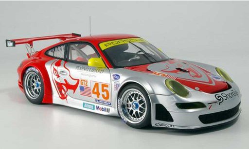 Porsche 911 GT3 RSR 1/18 Autoart 2007 no.44 flying lizard alms coche miniatura