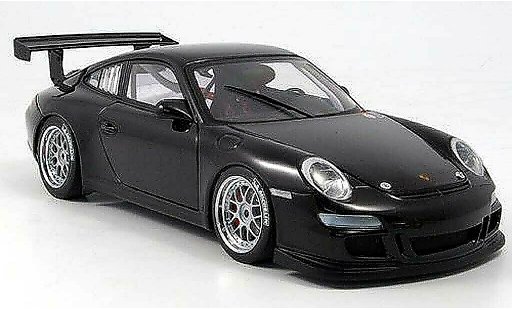 Porsche 911 GT3 CUP 1/18 Autoart negro plain body version coche miniatura