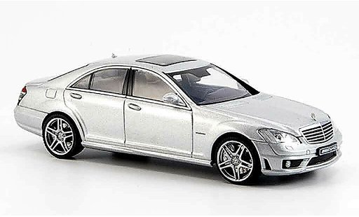 Mercedes Classe S AMG 1/43 Autoart S63 (W221) gris metallisee 2006 coche miniatura