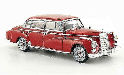 Mercedes 300 Base 1/43 WhiteBox Limusina rojo 1957 coche miniatura