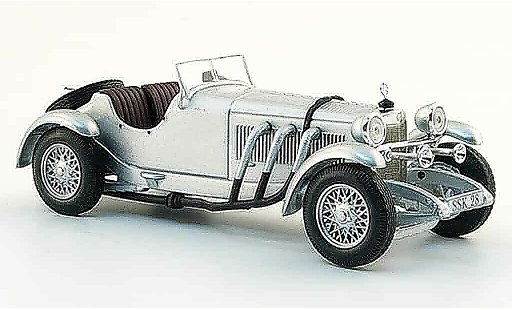 Mercedes SSK Base 1/43 WhiteBox gris metallisee 1928 coche miniatura