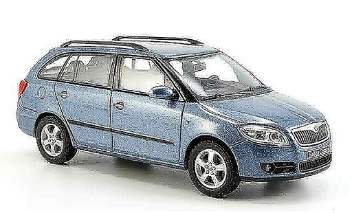 Skoda Fabia Combi 1/43 Abrex ii gris coche miniatura