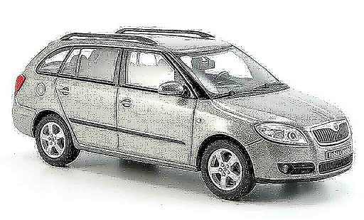 Skoda Fabia Combi 1/43 Abrex ii beige coche miniatura