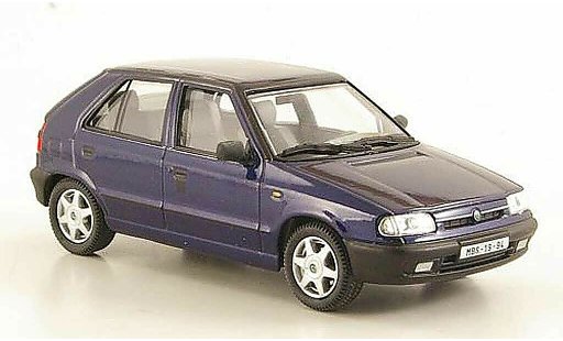 Skoda Felicia Base 1/43 Abrex azul 1994 coche miniatura