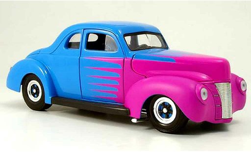 Ford Hot Rod 1940 1/18 Eagle deluxe coupe hot rod azul coche miniatura