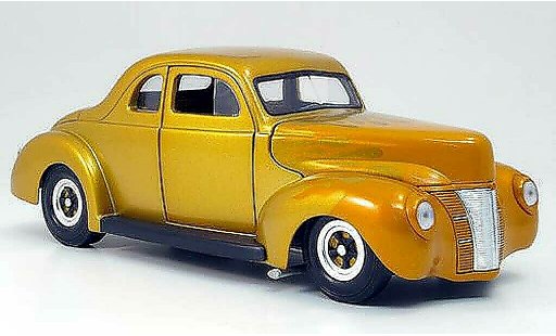 Ford Hot Rod 1940 1/18 Eagle deluxe coupe hot rod gold coche miniatura