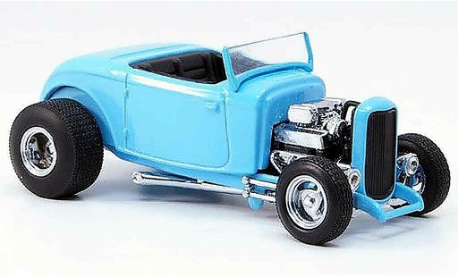 Ford 1932 Hot Rod 1/43 Eagle Street azul negroes Interieur coche miniatura