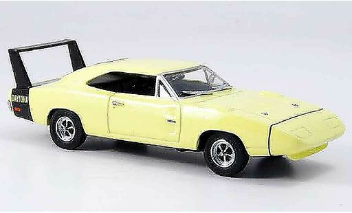 Dodge Charger 1969 1/43 Eagle Daytona amarillo Strassenversion coche miniatura