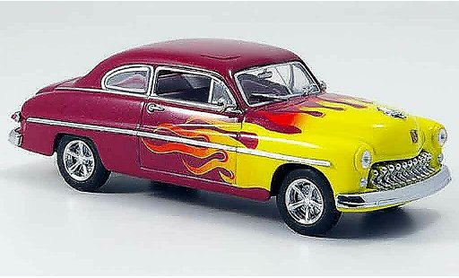 Mercury Club Coupe Hot Rod 1/43 Eagle lila avec amarillo 1949 coche miniatura