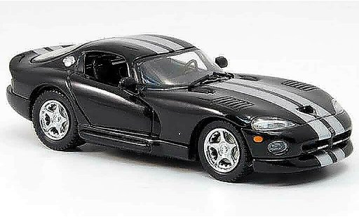 Dodge Viper GTS 1/43 Eagle Coupe negro avec gris metalliseenen rayas 1999 coche miniatura