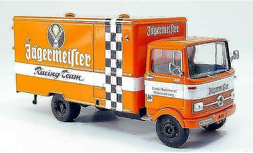 Mercedes LP 608 Koffer 1/43 Premium Cls Jagermeister Racing Team maletero LKW coche miniatura
