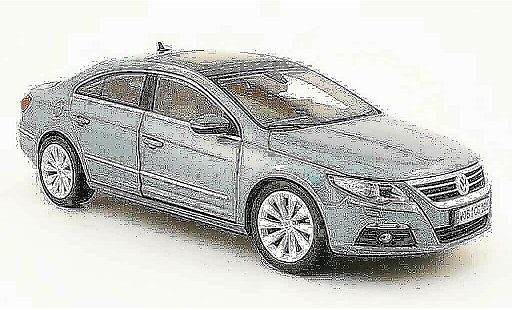 Volkswagen Passat B6 1/18 Norev cc azul ciel metallisee 2008 coche miniatura