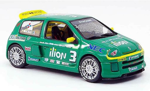 Renault Clio V6 1/43 Eagle 24v no.3 illion clio trophy 1999 coche miniatura
