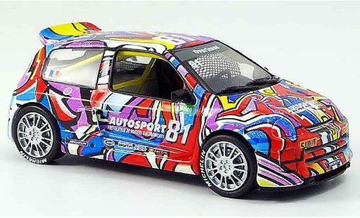 Renault Clio V6 1/43 Eagle no.81 clio trophy 2000 coche miniatura