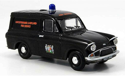 Ford Anglia Van 1/43 Oxford police Leicestershire & Rutland coche miniatura