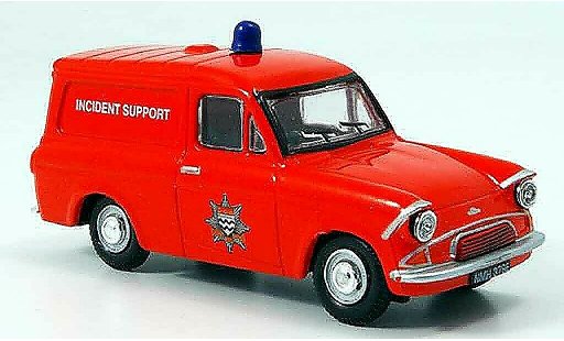 Ford Anglia Van 1/43 Oxford pompier London coche miniatura