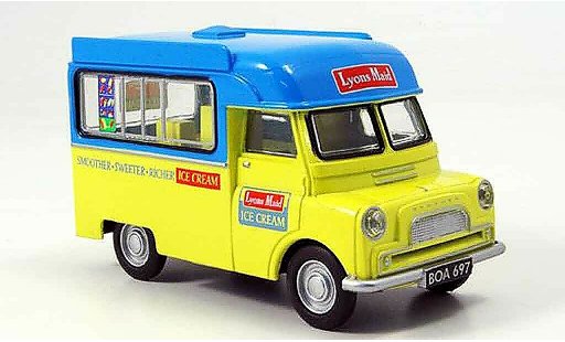 Bedford CA utilitaire 1/43 Oxford furgoneta Lyons Maid Eiswagen coche miniatura