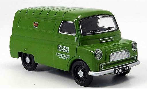 Bedford CA utilitaire 1/43 Oxford Van verde Post Office Telephones GPO coche miniatura