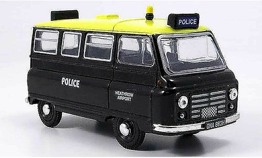 Austin J2 police 1/43 Oxford Bus Heathrow Airport coche miniatura
