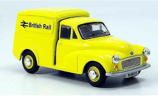 Morris Minor Van 1/43 Oxford amarillo furgoneta British Rail coche miniatura