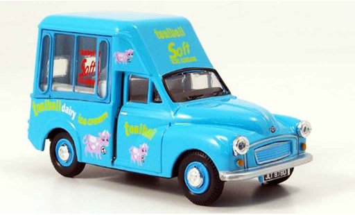 Morris Minor Van 1/43 Oxford azul Tonibell Hochtecho Eiswagen coche miniatura