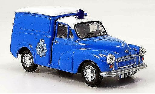 Morris Minor Van 1/43 Oxford azul blanco police Bermuda coche miniatura