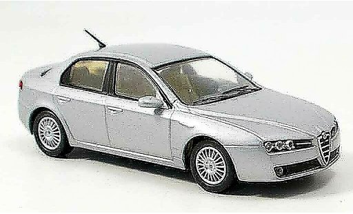 Alfa Romeo 159 berlina 1/43 M4 gris metallisee b quality 2005 coche miniatura