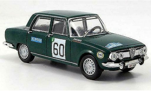 Alfa Romeo 1750 berlina 1/43 M4 No.60 Alpen Rally B-Quality 1968 coche miniatura