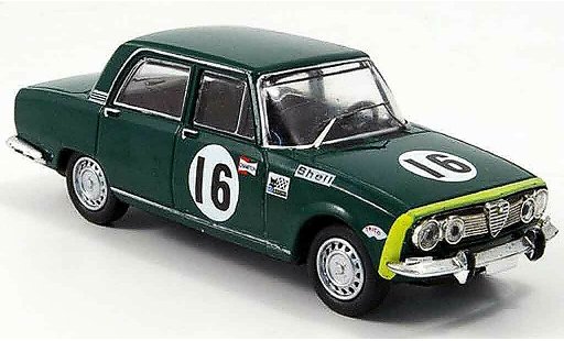 Alfa Romeo 1750 berlina 1/43 M4 berline no.16 24h spa b quality 1968 coche miniatura